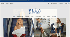 Desktop Screenshot of bleuclothing.com